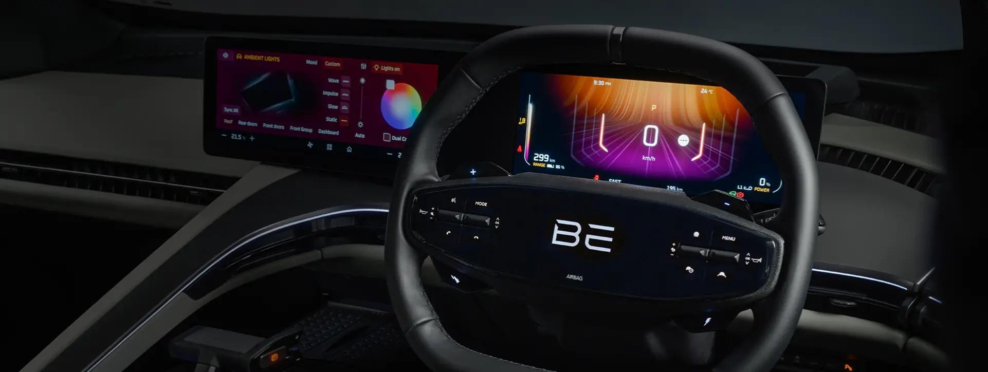 Mahindra BE 6 Steering Wheel