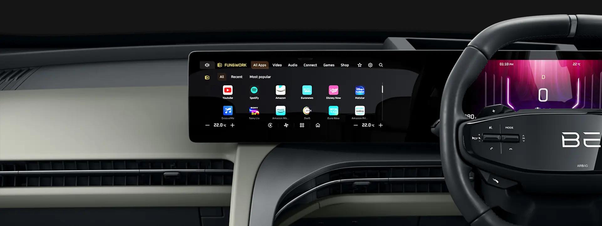 Mahindra BE 6 Dashboard