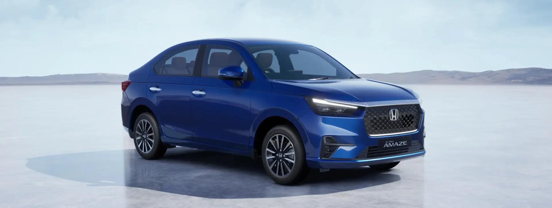 Honda Amaze Right Front Three Quarter