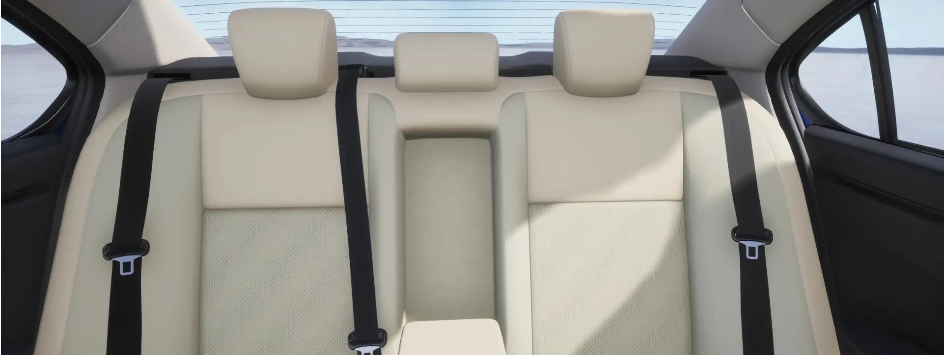 Honda Amaze Rear Seats