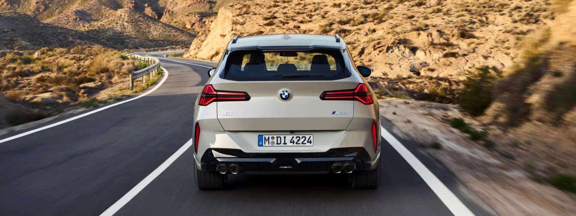 BMW X3 Rear View