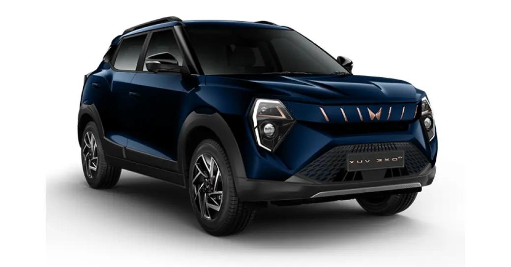 Mahindra XUV 3XO EV Right Front Three Quarter