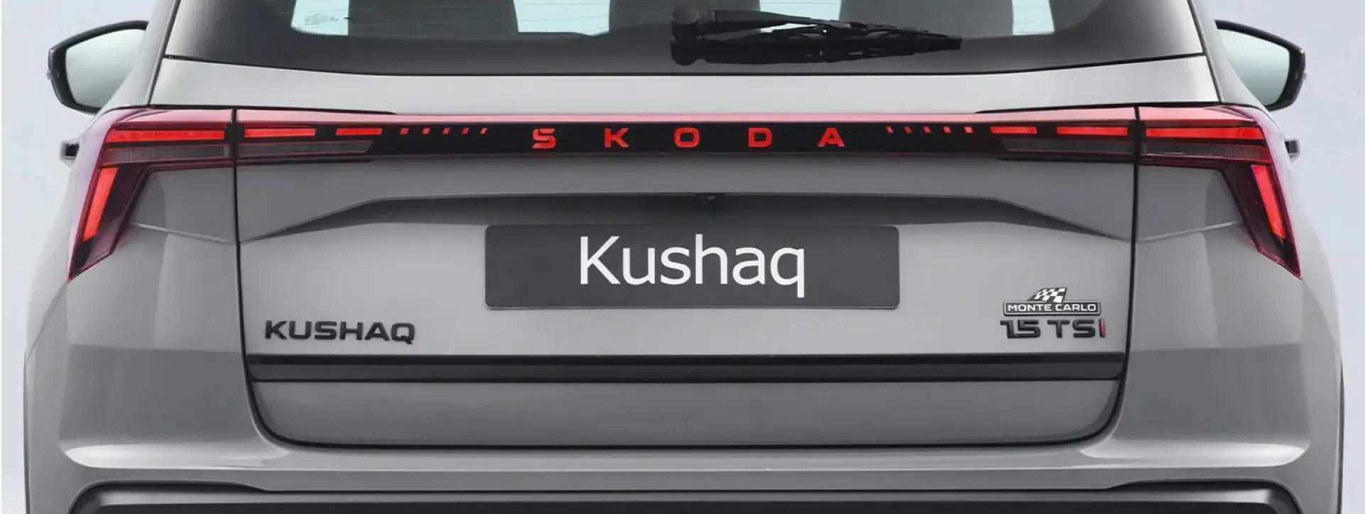 Skoda Kushaq Rear View