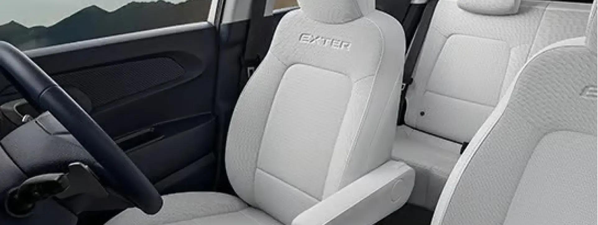 Hyundai Exter Front Row Seats