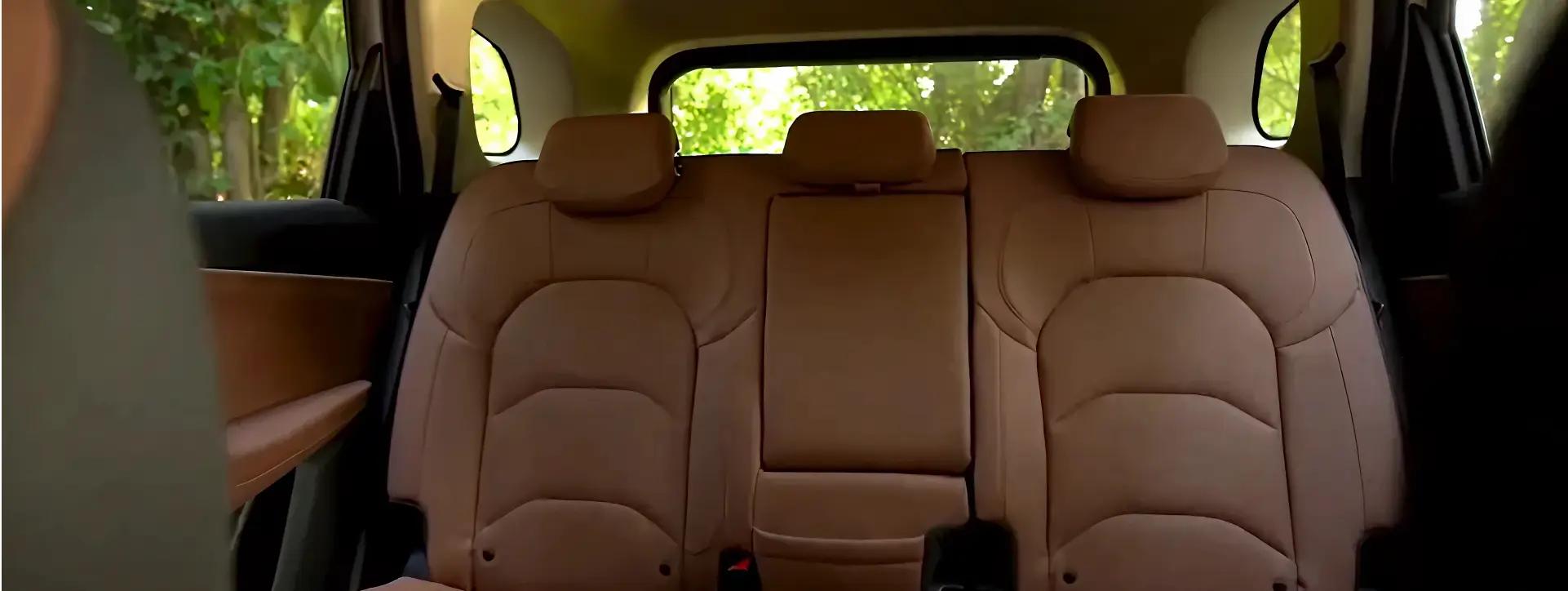 Morris Garages Hector Plus Rear Seats