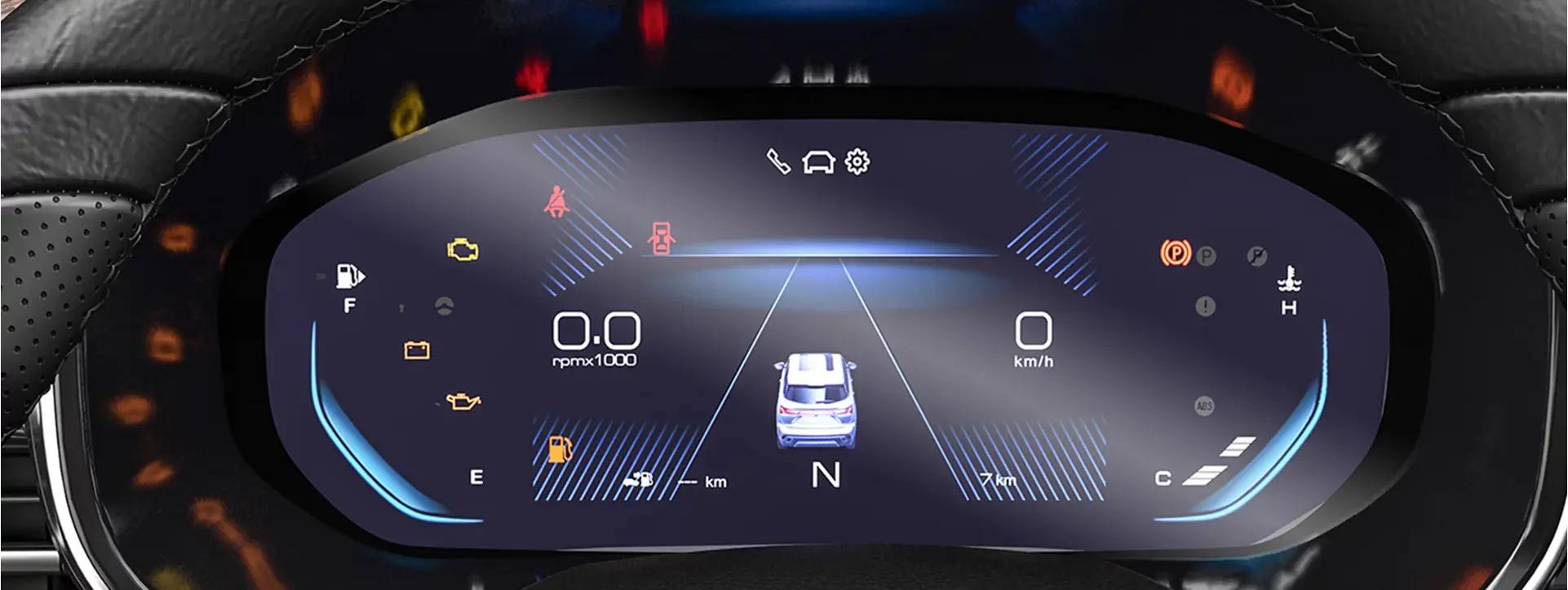 Morris Garages Hector Plus Instrument Cluster