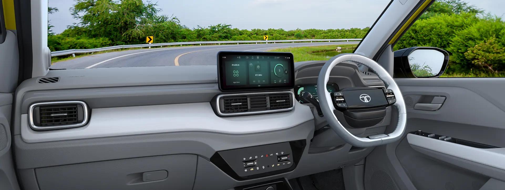 Tata Punch EV Dashboard