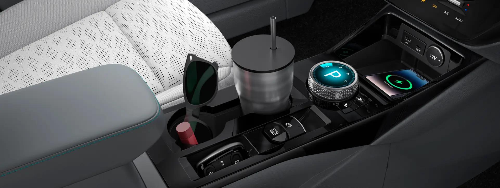 Tata Punch EV Centre Console Storage
