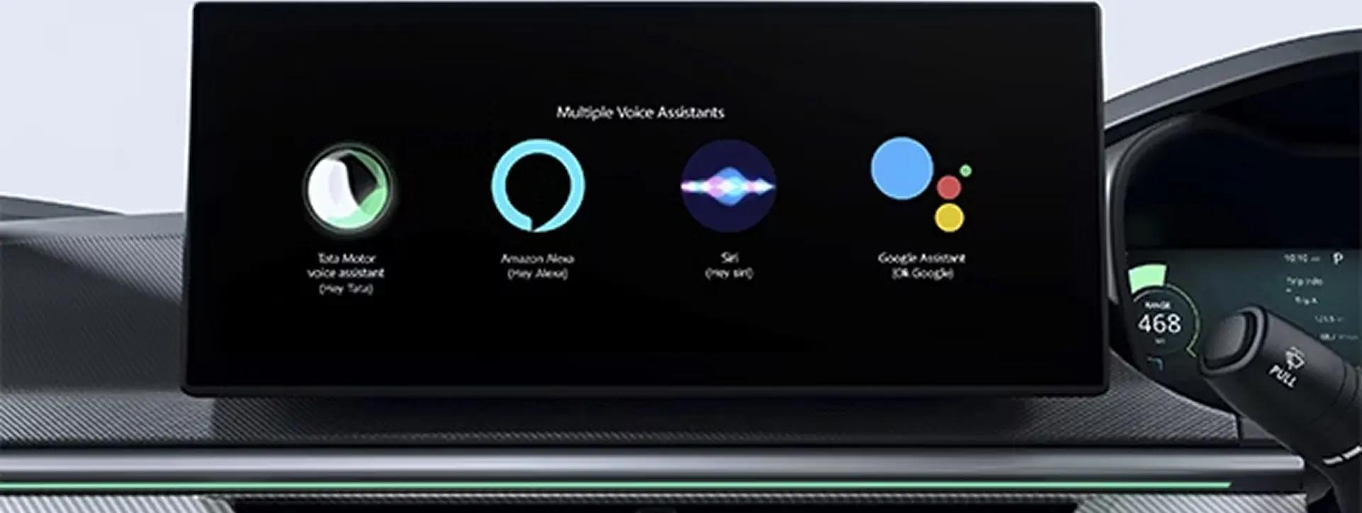Tata Curvv EV Multiple Voice Assistants