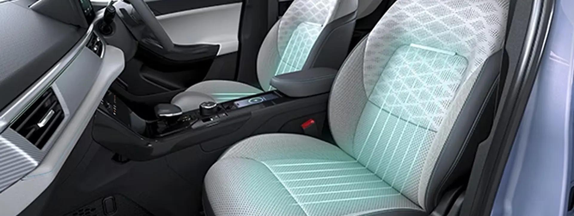 Tata Curvv EV Advanced Comfort Seats with Ventilation