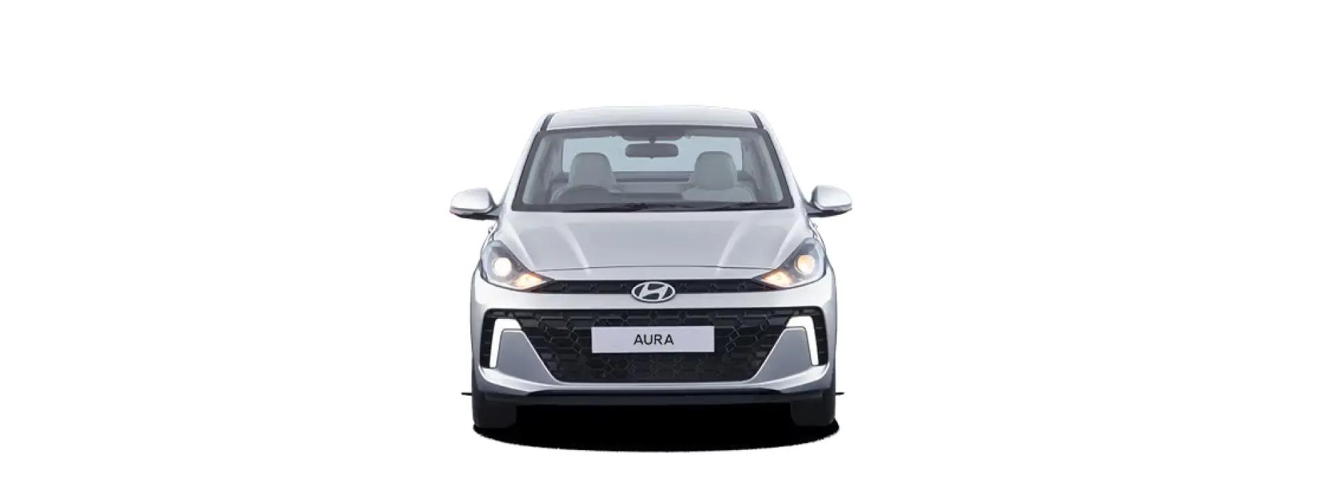 Hyundai	Aura front side view