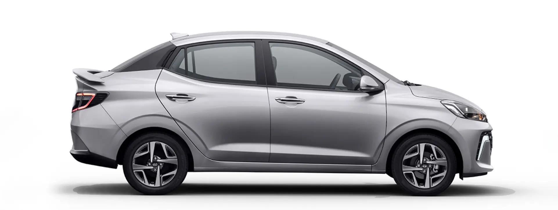 Hyundai	Aura left side view