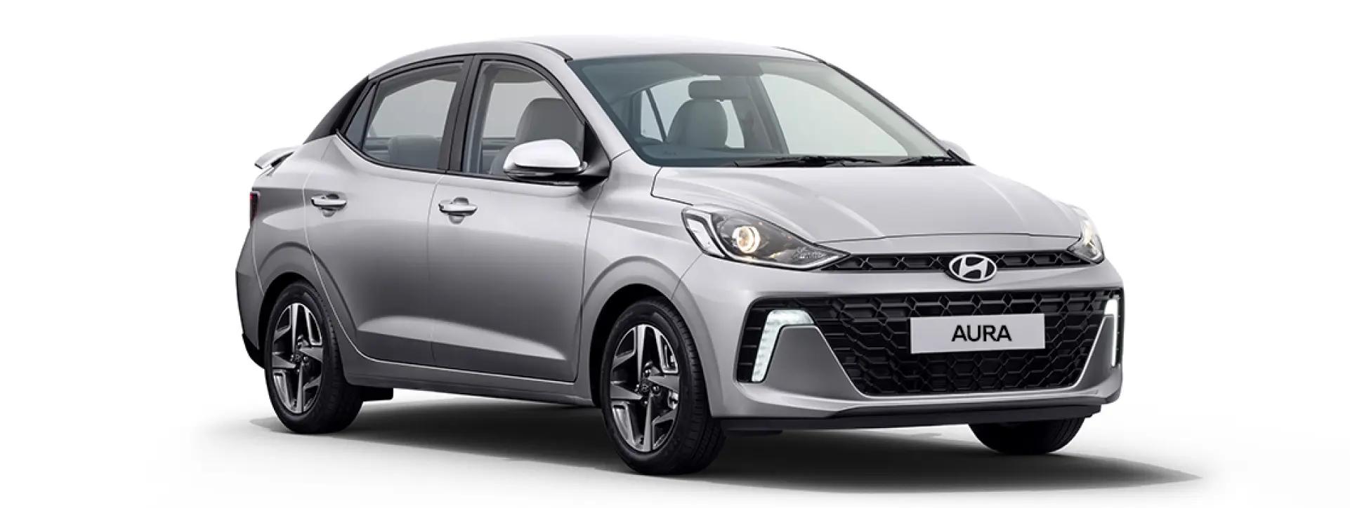 Hyundai	Aura front right side view