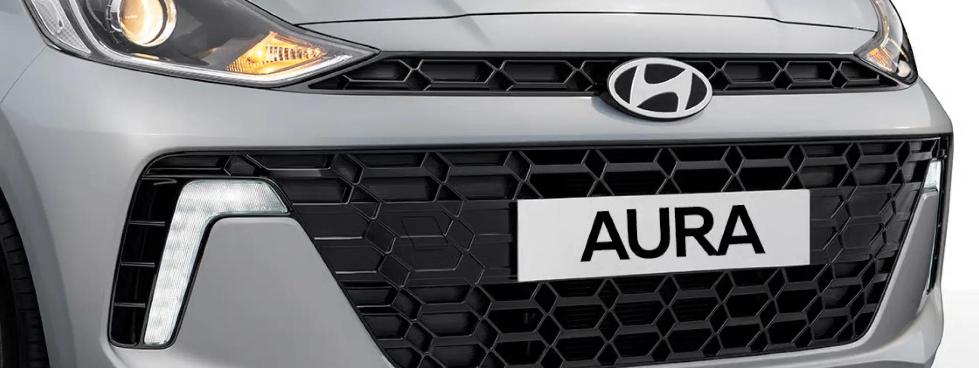 Hyundai	Aura front side grille