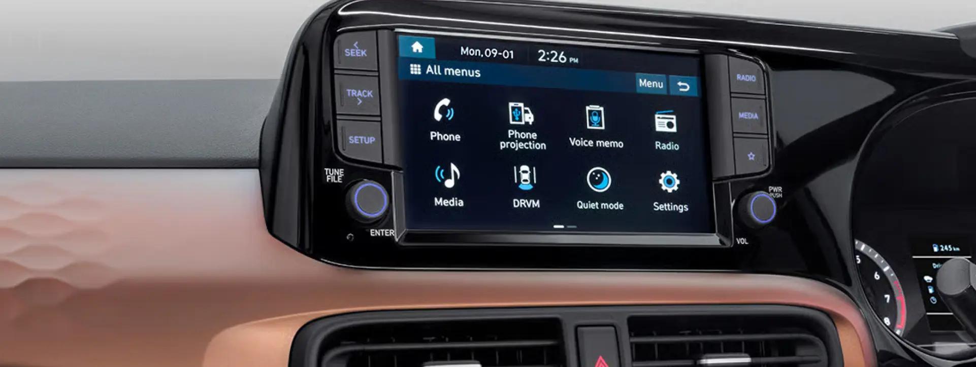 Hyundai	Aura information system