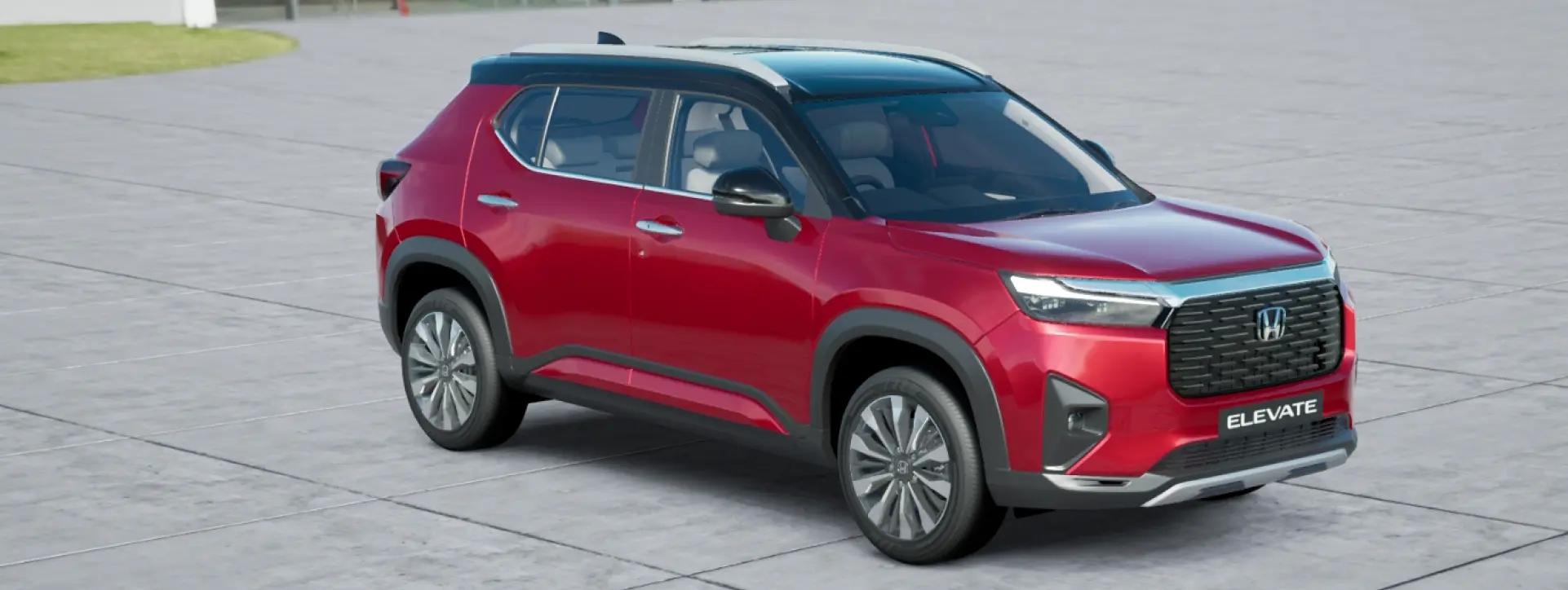 Honda Elevate Front Right Quarter View