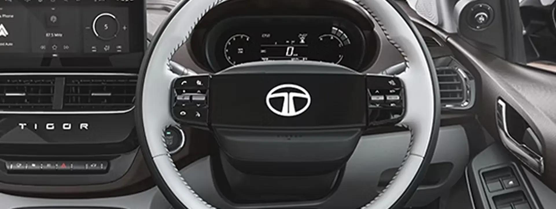Tata Tigor Smart Illuminated Leather Wrapped Steering Wheel