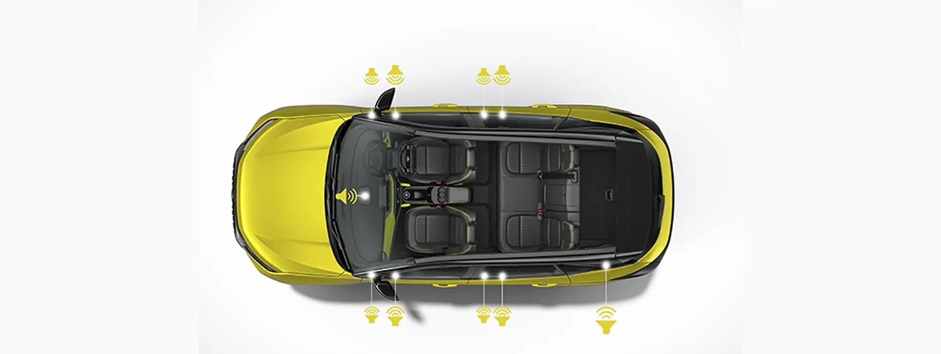Tata Harrier Music System with 10 Speakers