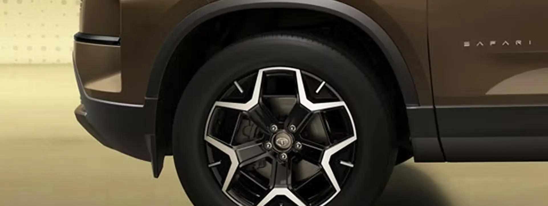 Tata Safari R19 Dual Tone Spider Alloys