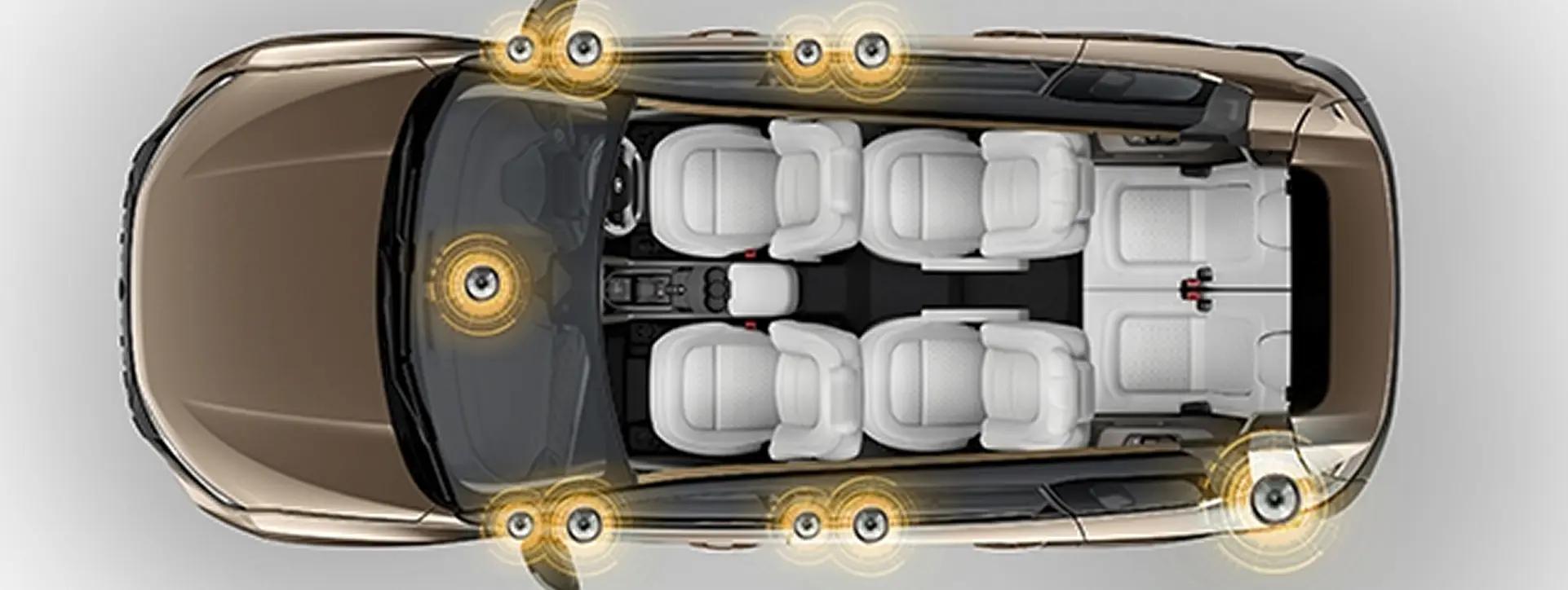 Tata Safari Music System with 10 Speakers