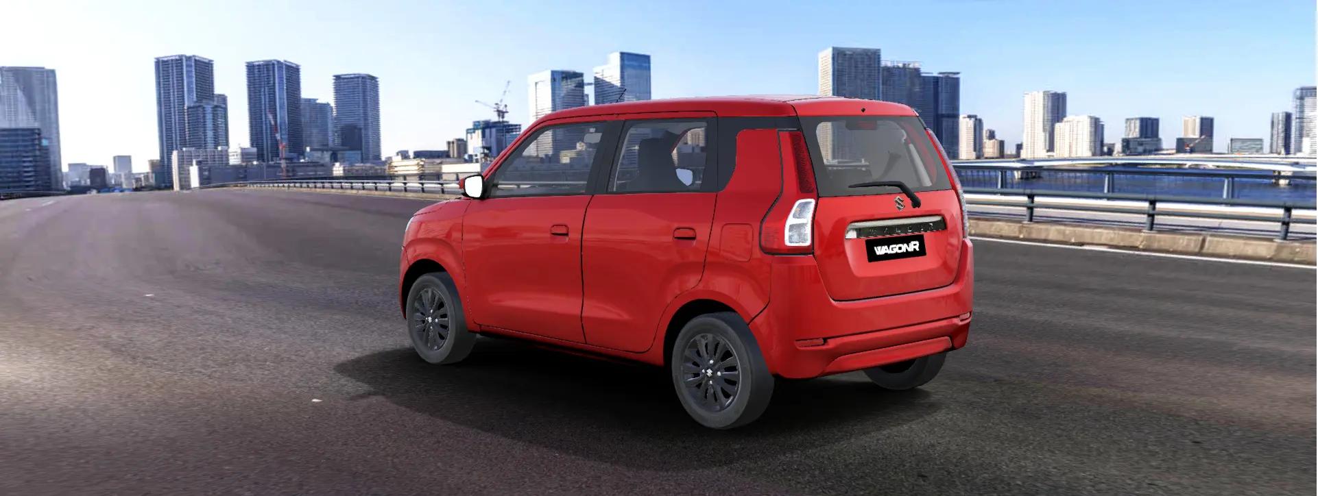 Maruti Suzuki WagonR Rear Left View