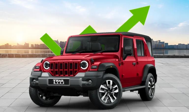 Image for Mahindra Hikes Thar Roxx Prices By Up To Rs. 21,000