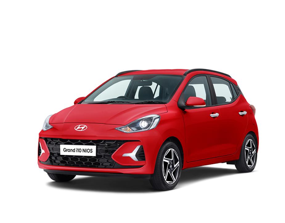 Hyundai Grand i10 NIOS Sportz CNG - Fiery Red
