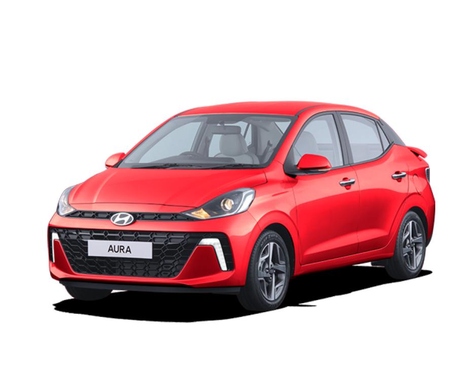 Hyundai Aura KAPPA S CNG - Fiery Red