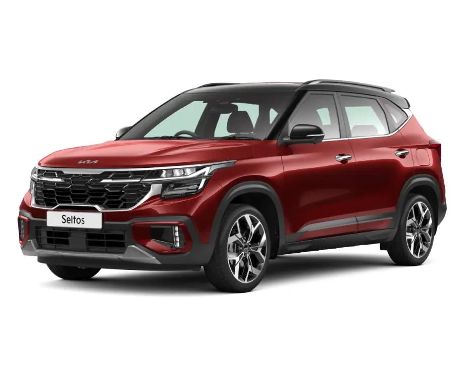 Kia Seltos 2023-2025 GTX+ AT (DT) Tech D - Intense Red with Aurora Black Pearl