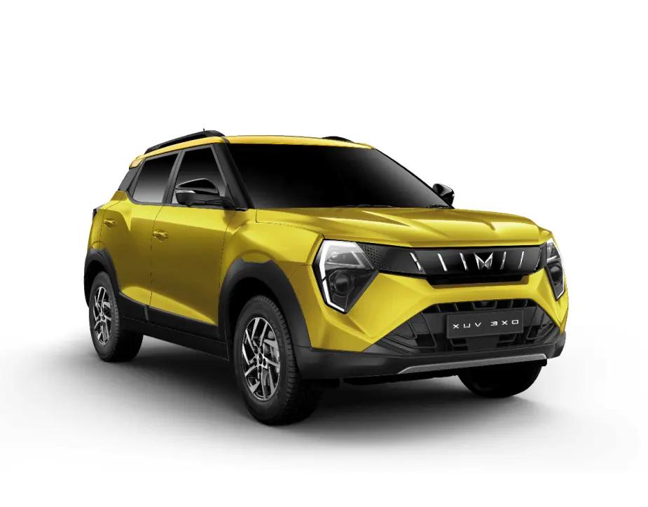 Mahindra XUV 3XO AX5 Luxury TGDi PETROL AT - Citrine Yellow