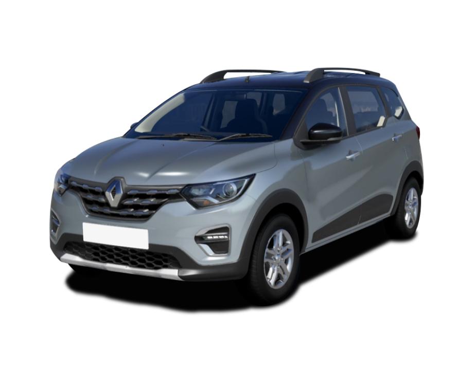Renault Triber 2019-2025 RXZ AMT DT - Moonlight Silver With Black Roof