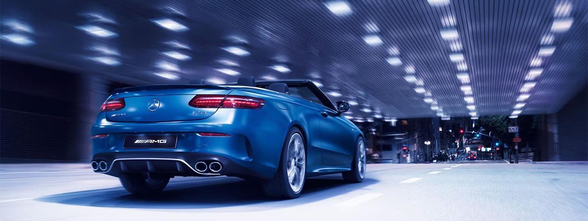 Mercedes-Benz E-Class Cabriolet Rear Right View Mercedes-Benz E-Class Cabriolet Rear Right View