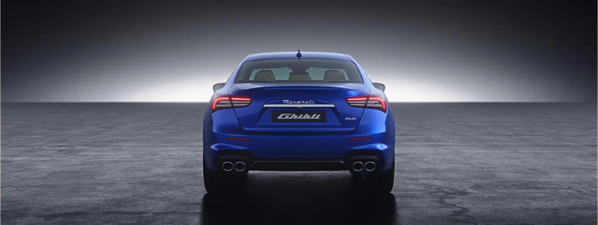 Maserati Ghibli Back View Maserati Ghibli Back View