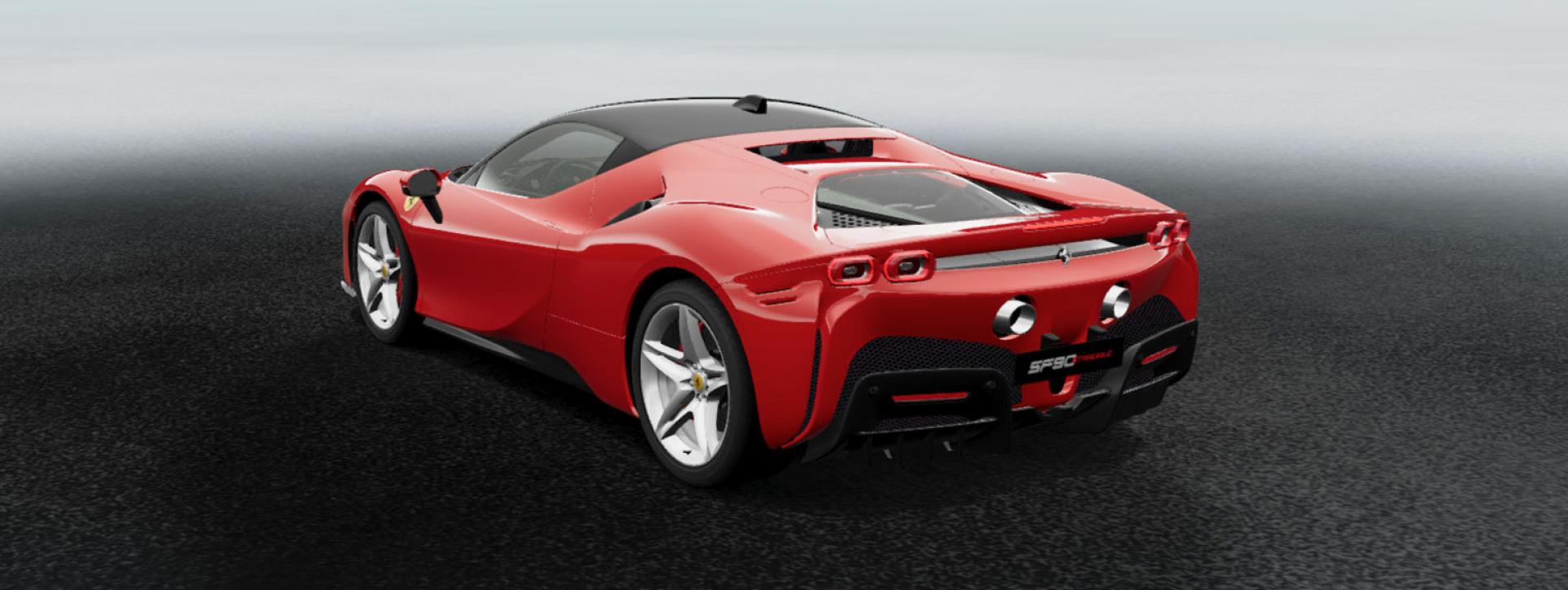Ferrari SF90 Stradale Rear Left View Ferrari SF90 Stradale Rear Left View