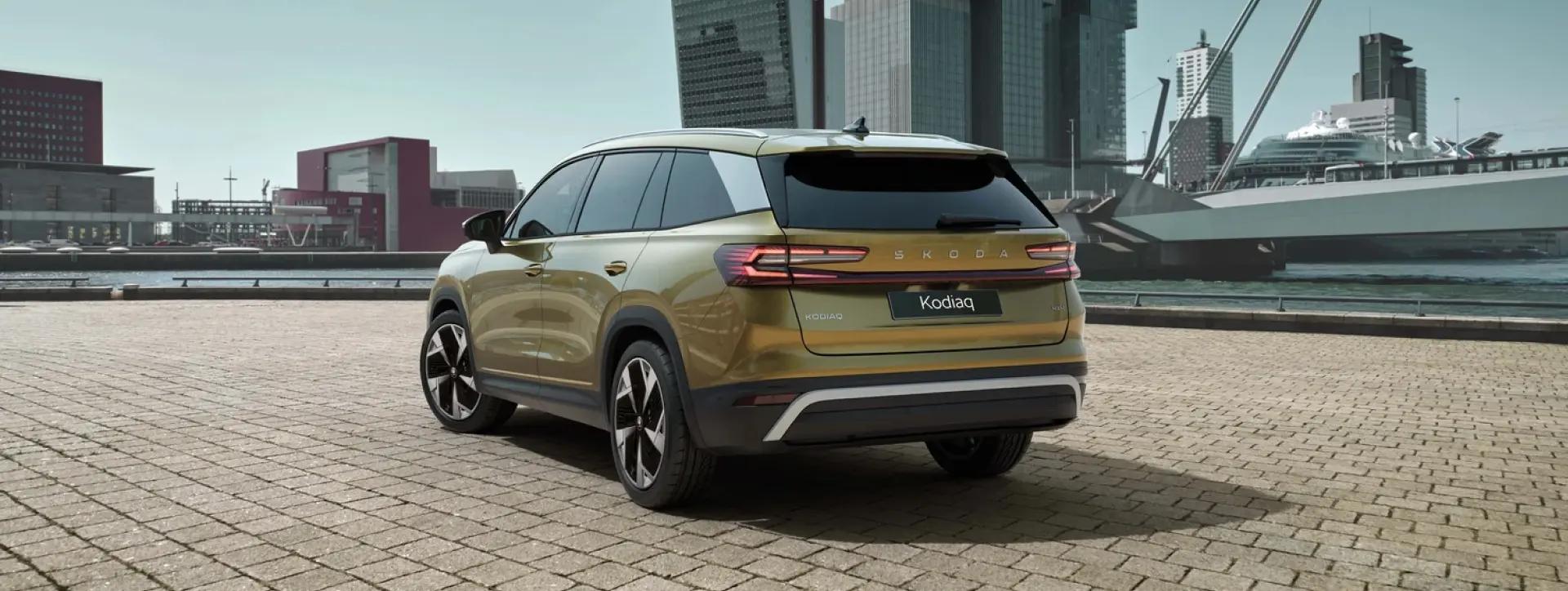 Skoda Kodiaq Left Rear Three Quarter Skoda Kodiaq Left Rear Three Quarter