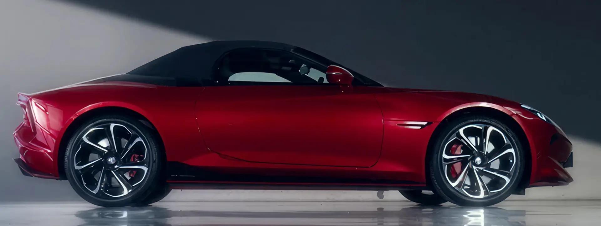 Morris Garages Cyberster Right Side View Morris Garages Cyberster Right Side View