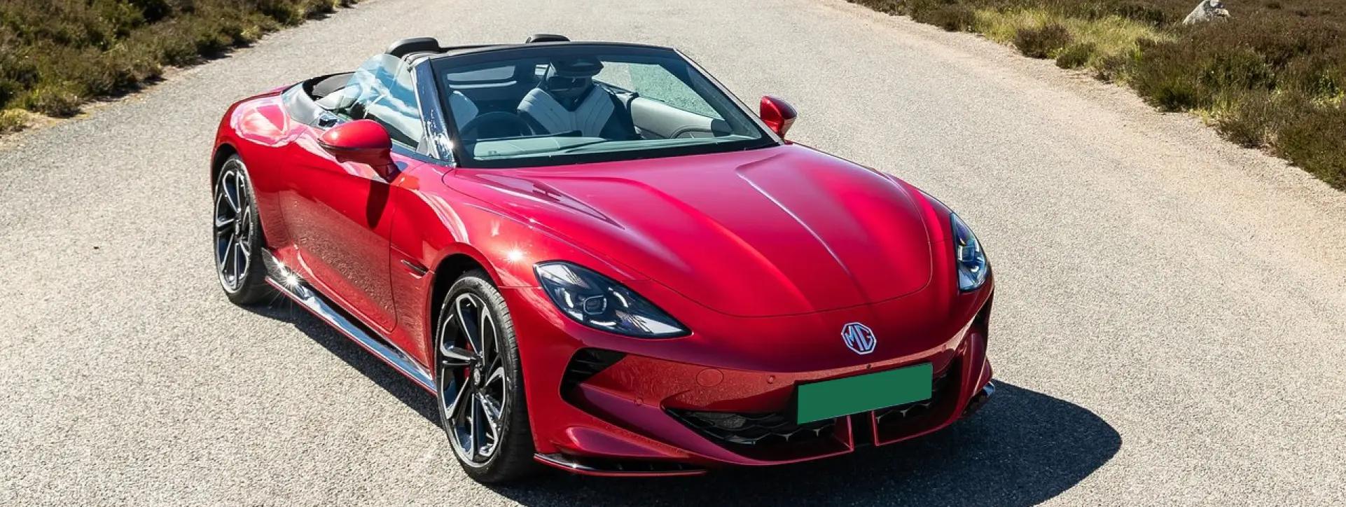 Morris Garages Cyberster Front Right Quarter View Morris Garages Cyberster Front Right Quarter View