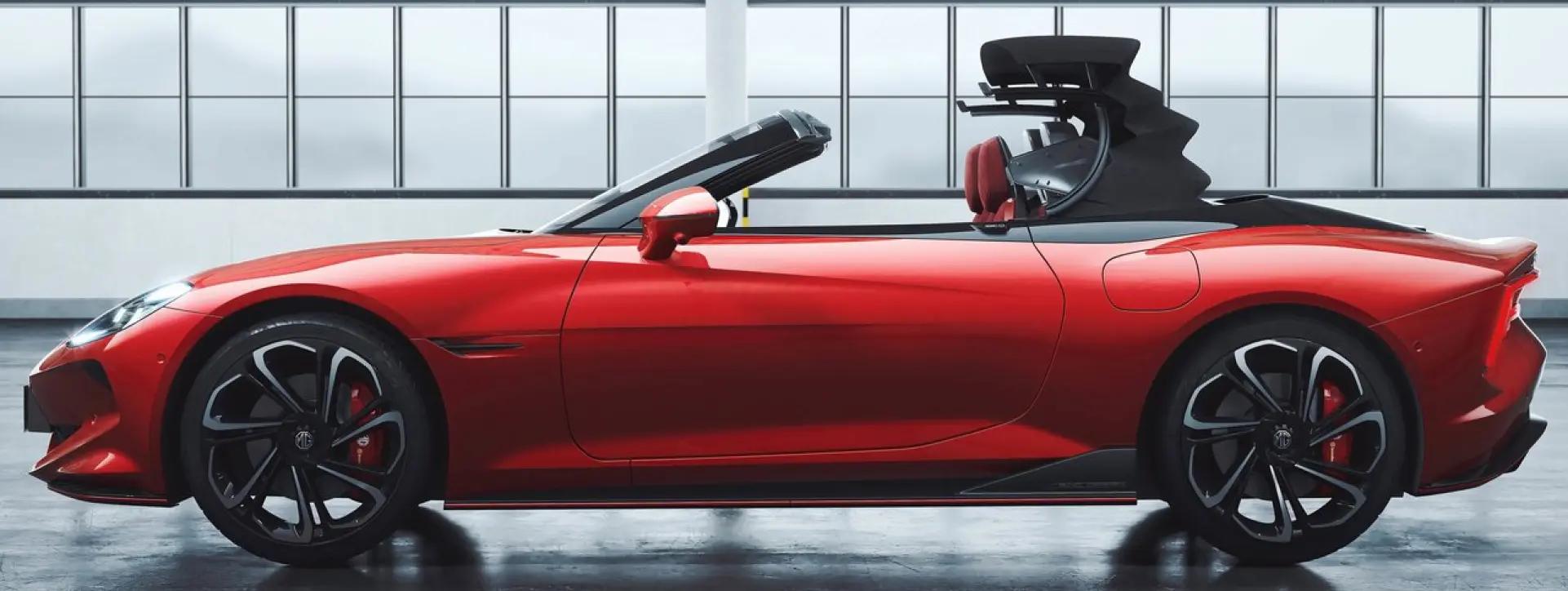 Morris Garages Cyberster Left Side Profile View Morris Garages Cyberster Left Side Profile View