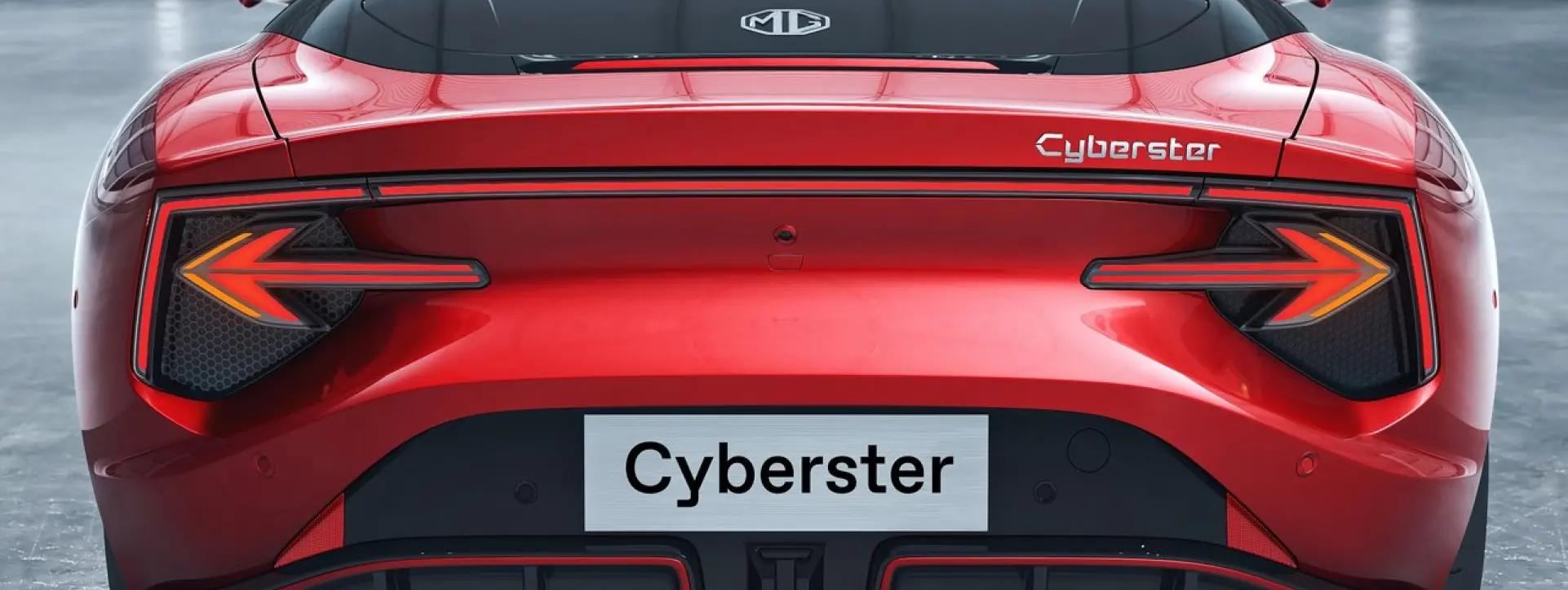 Morris Garages Cyberster Rear View Morris Garages Cyberster Rear View