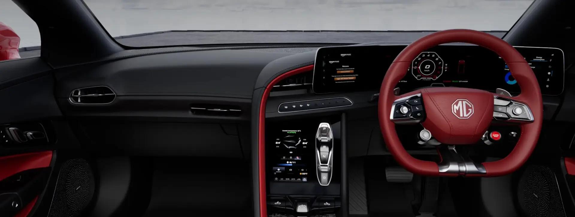 Morris Garages Cyberster Dashboard Morris Garages Cyberster Dashboard