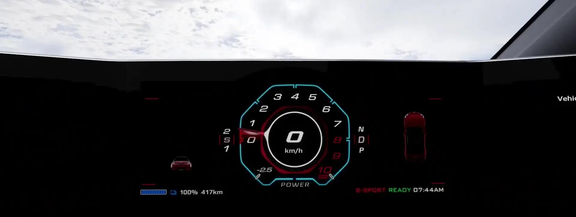 Morris Garages Cyberster Instrument Cluster Morris Garages Cyberster Instrument Cluster