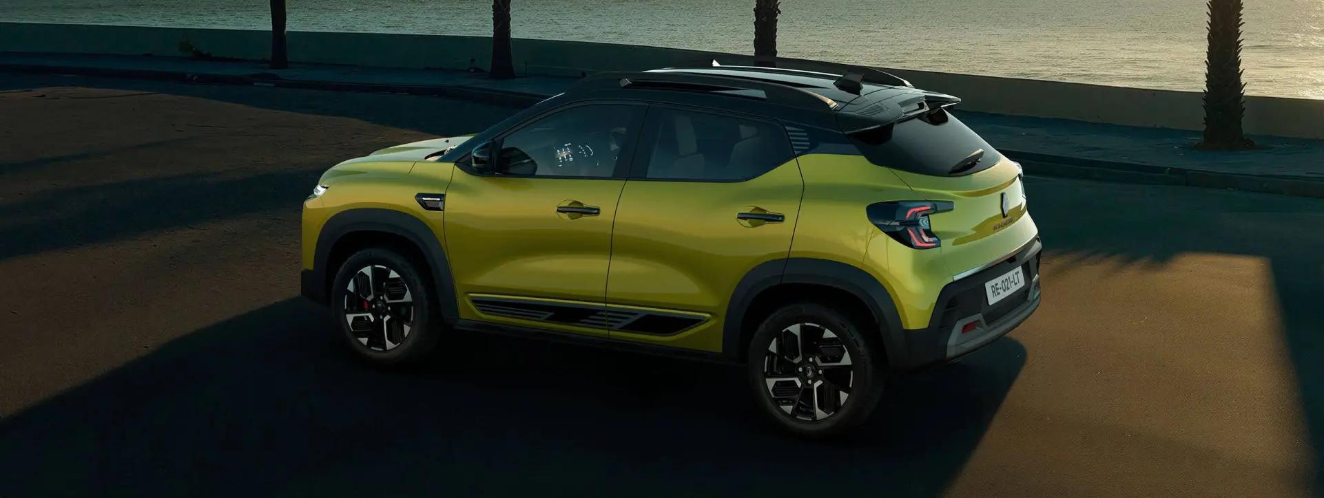 Renault Kiger Left Rear Three Quarter Renault Kiger Left Rear Three Quarter