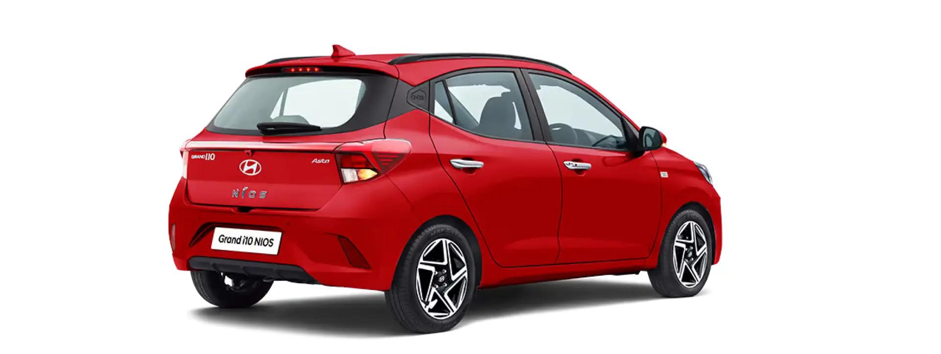 Hyundai Grand i10 NIOS rear left side view Hyundai Grand i10 NIOS rear left side view