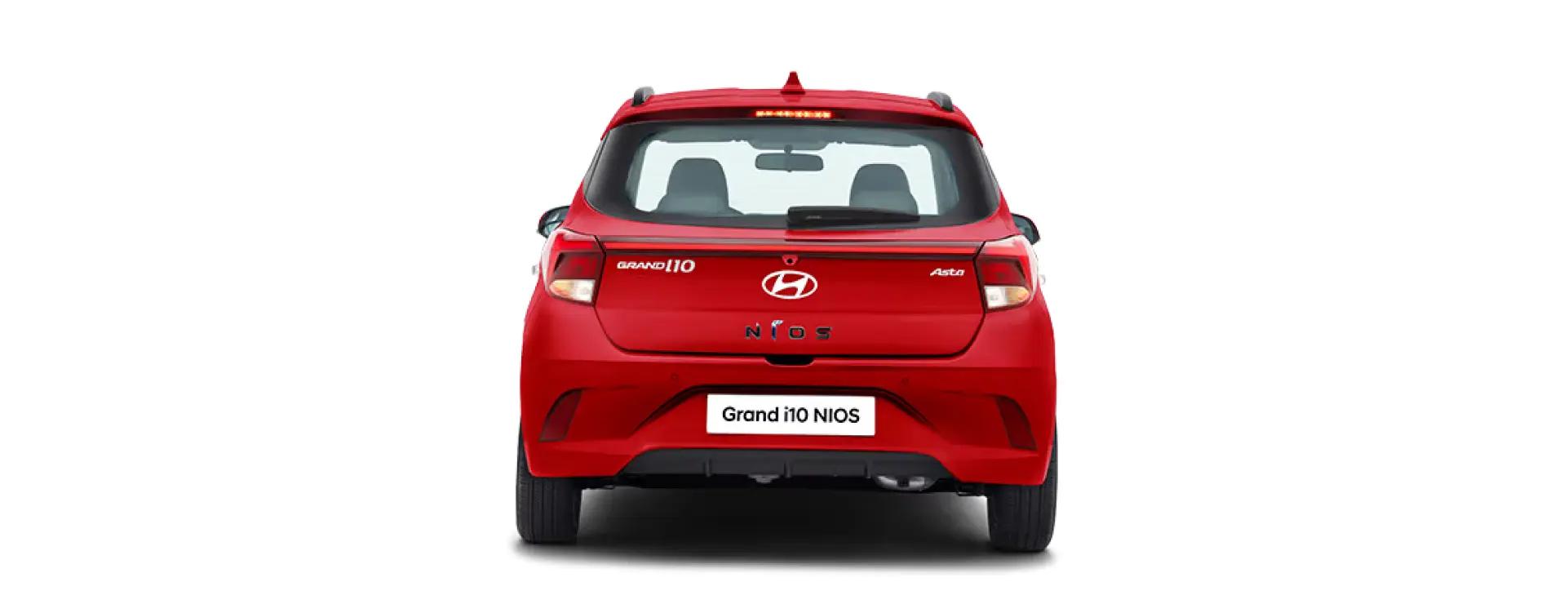 Hyundai Grand i10 NIOS back side view Hyundai Grand i10 NIOS back side view