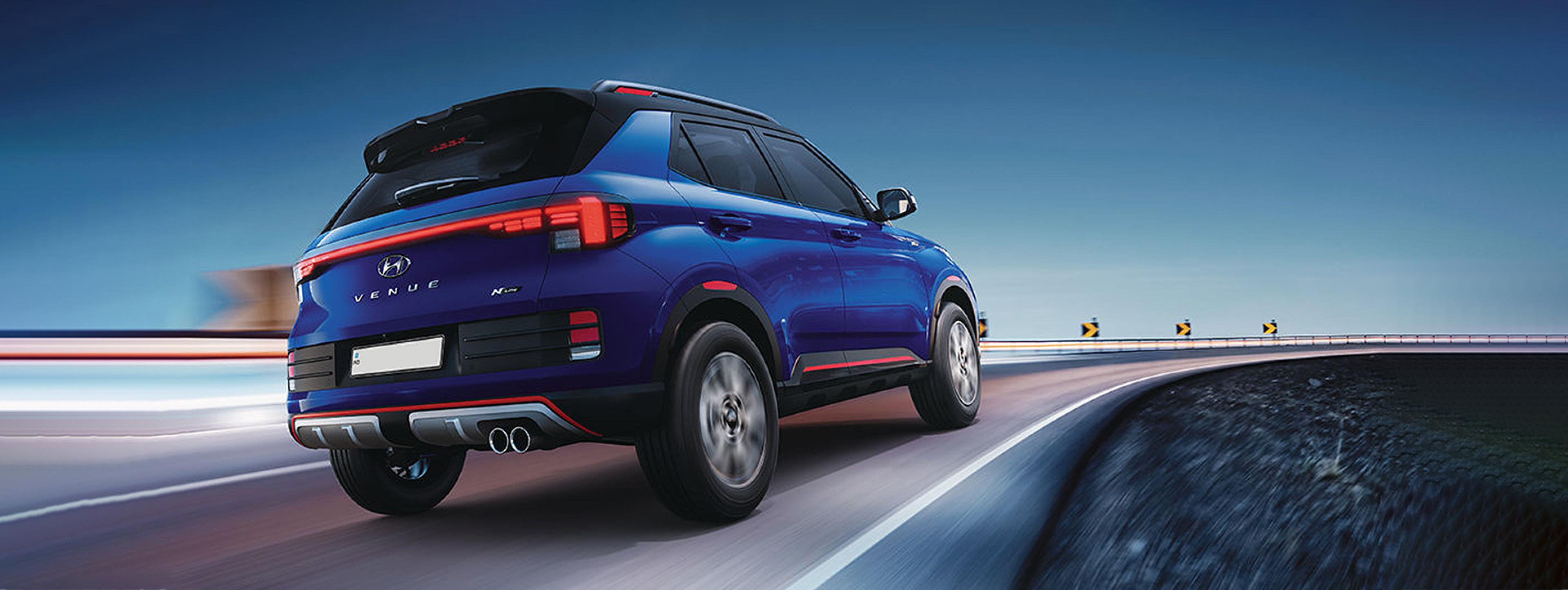 Hyundai Venue N Line Rear Right View Hyundai Venue N Line Rear Right View