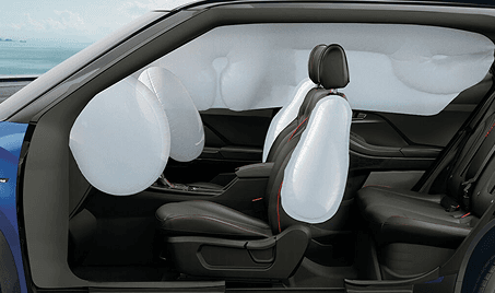 Six Airbags for Enhanced Crash Protection