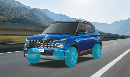 Vehicle Stability Management (VSM) for improved protection in varied climes.