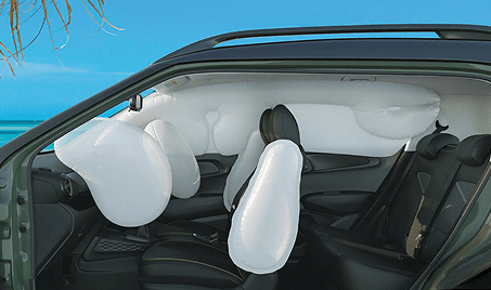 Standard Six Airbags for Crash and Collision Protection