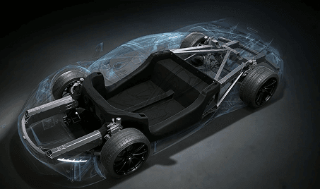 Strong carbon fiber Monocell II tub