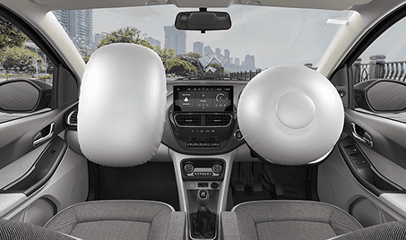 Dual Front Airbags for Immediate Protection